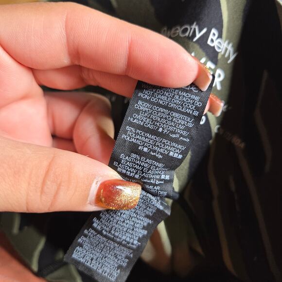 Sweaty Bettt High Waist Green Full Length Leggings Size: 8-10 - Picture 6 of 6